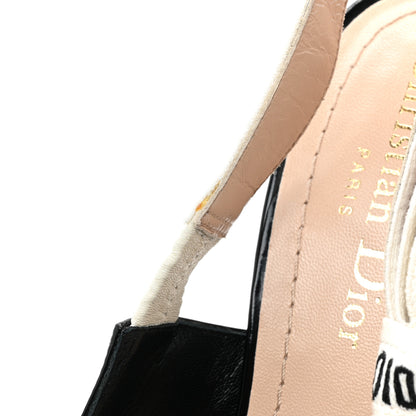 Christian Dior Patent Ribbon J'Adior Slingback 100mm Pumps 35 Black 9 of 9
