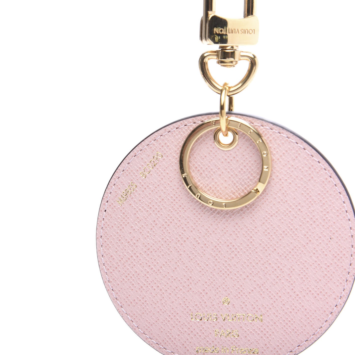 Monogram 2020 Christmas Animation Big Wheel Bag Charm Key Ring Rose Ballerine