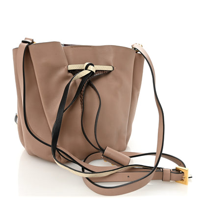 Valentino Garavani Vitello Ayers VLogo Bucket Bag Rose Cannelle 3 of 10
