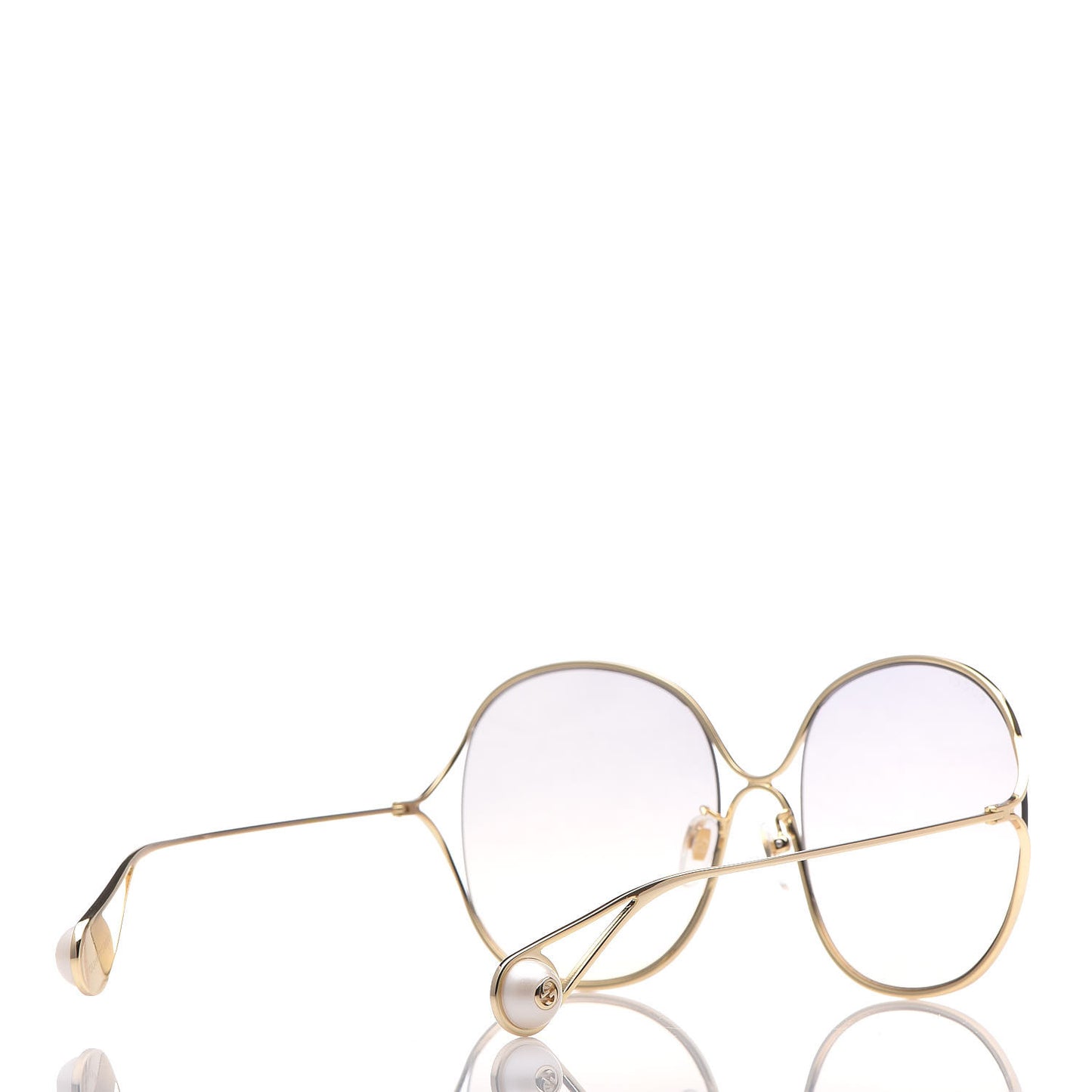 Oversized Round GG0362S Sunglasses Gold