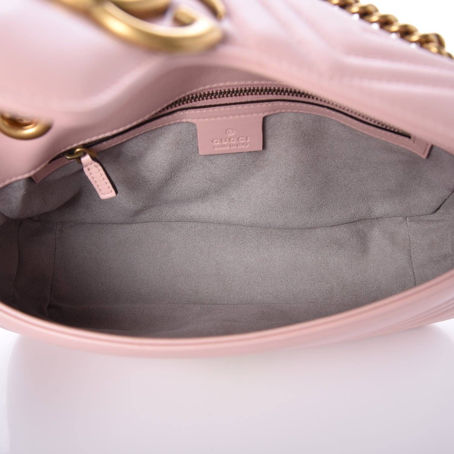 Gucci Calfskin Matelasse Small GG Marmont Shoulder Bag Perfect Pink 5 of 7