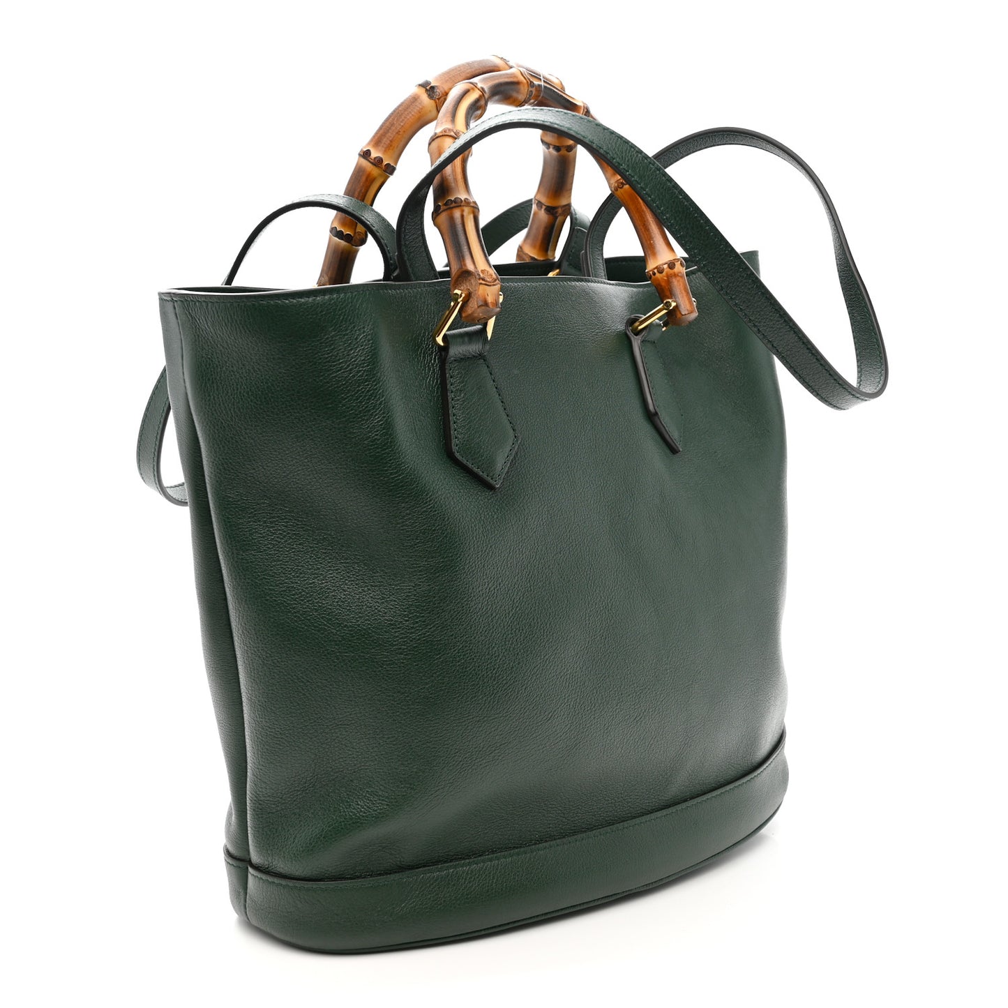 Softy Wonka Textured Dollar Calfskin Medium Diana Round Tote Bag Vintage Green Powder Pink