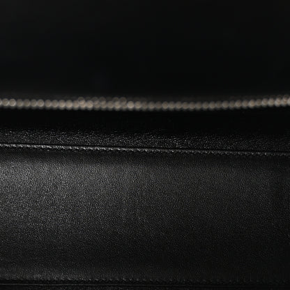 Saint Laurent Shiny Calfskin Le Fermoir Top Handle Bag Small Black 5 of 9