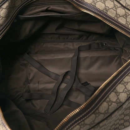 Gucci GG Plus Monogram Large Carry On Duffle Trolley Brown 5 of 14