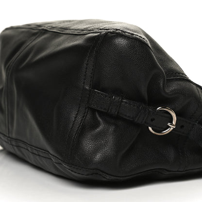 Prada Buffalo Pocket Shoulder Bag Black 8 of 11