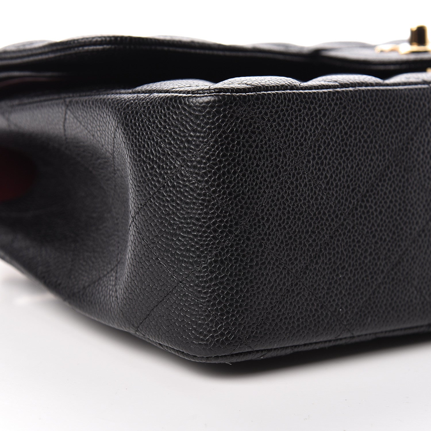 Chanel Caviar Quilted Jumbo Double Flap Black 8 of 11