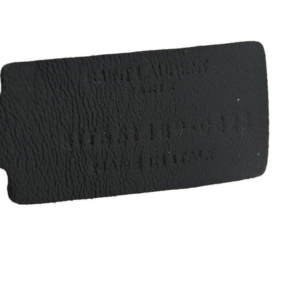 Saint Laurent Calfskin Cocco Print Bracelet M Black 4 of 4