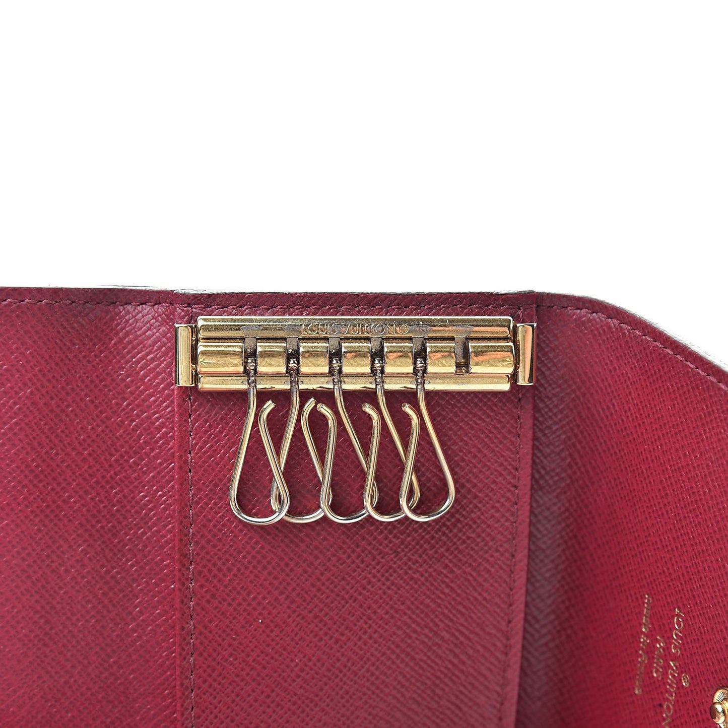 Monogram 6 Key Multicles Holder Fuchsia