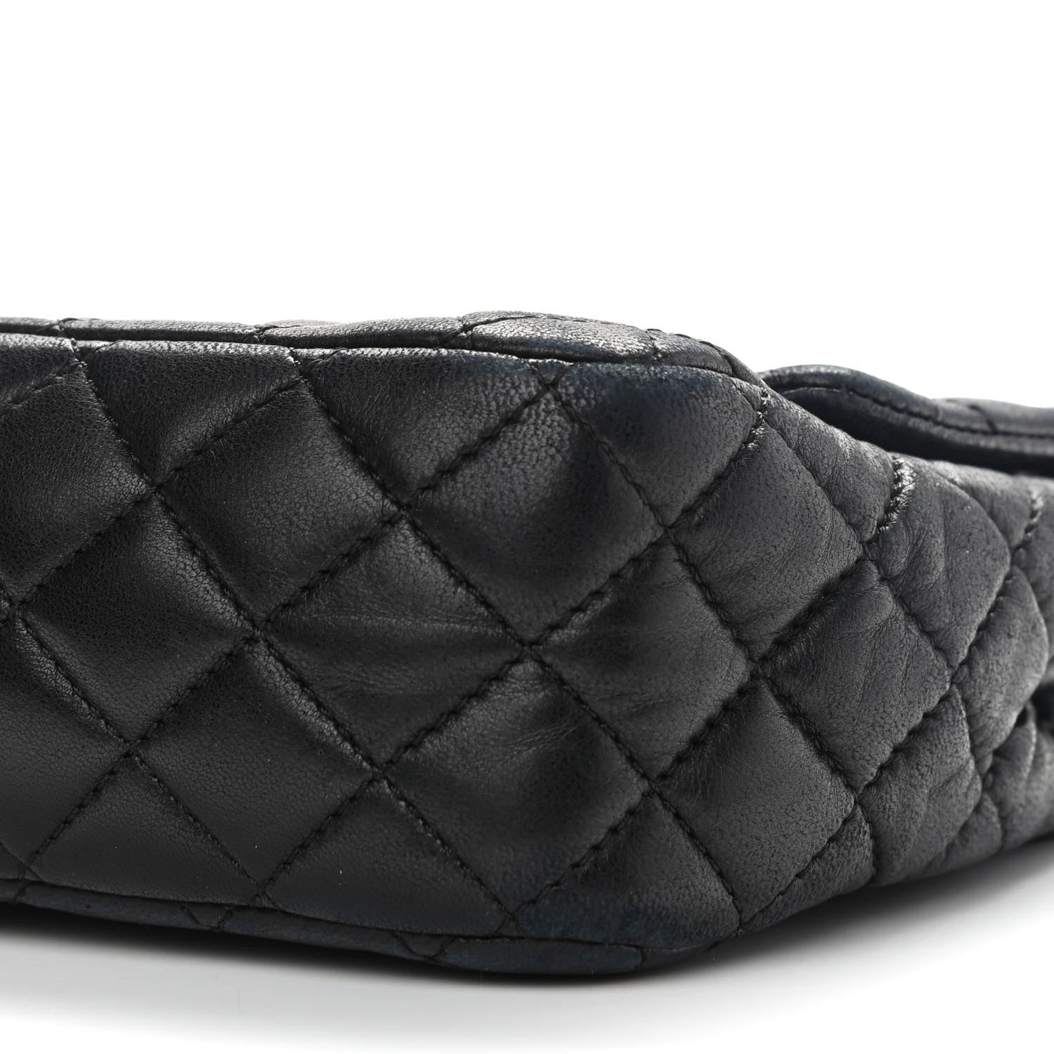 Chanel Lambskin Quilted Valentine Charms Medium Single Flap Black 9 of 9