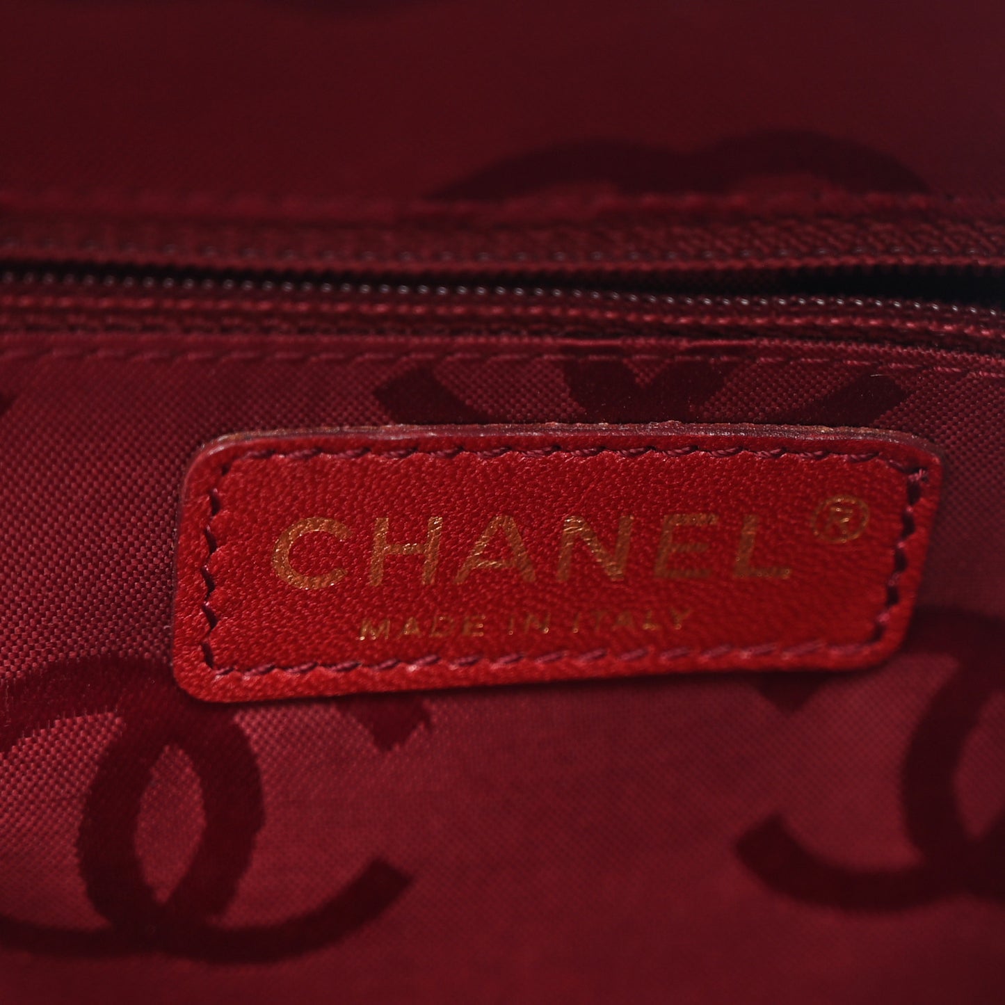 Calfskin Contrast Stitch Small Surpique Bowler Red
