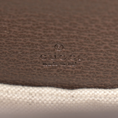 Gucci Monogram Jumbo GG Textured Dollar Calfskin Web Mini Bamboo 1947 Top Handle Bag Camel Ebony New Acero 6 of 11