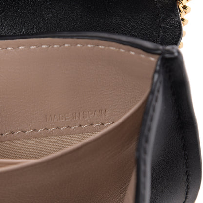 Chloe Shiny Grained Calfskin Aby Wallet on Chain Black 6 of 8