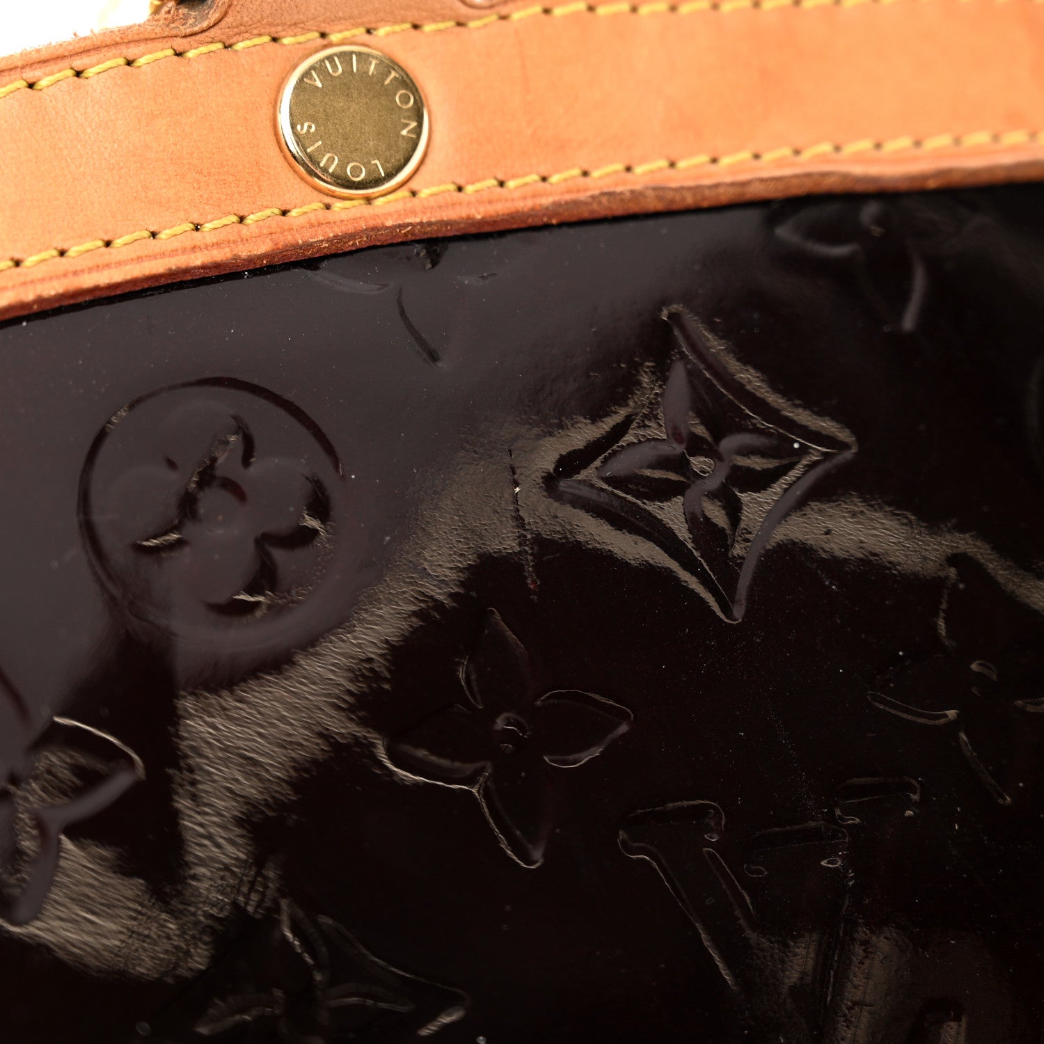 Louis Vuitton Vernis Brea GM Amarante 33 of 37
