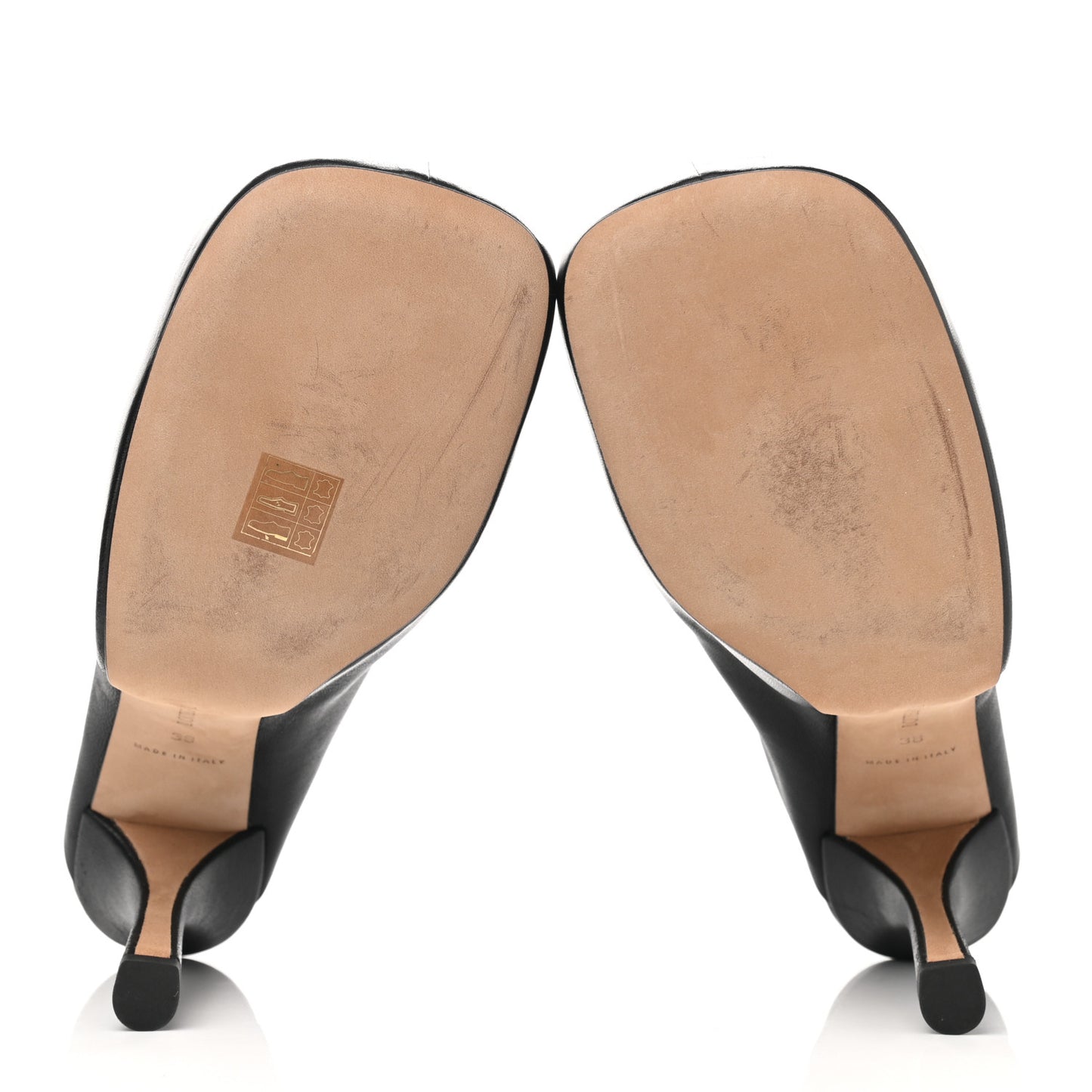 Stretch Nappa The Bold Mules 38 Black