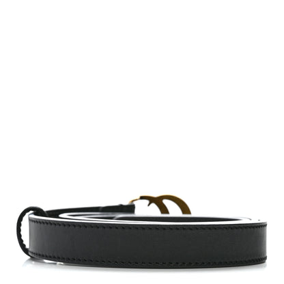 Gucci Calfskin Double G 20mm Belt 80 32 Black 2 of 5