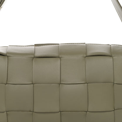 Bottega Veneta Lambskin Maxi Intrecciato Brick Cassette Bag Travertine 8 of 10