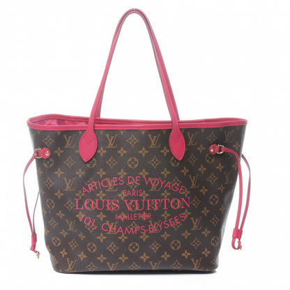 Louis Vuitton Monogram Articles de Voyage Ikat Neverfull MM Rose Indien 4 of 8