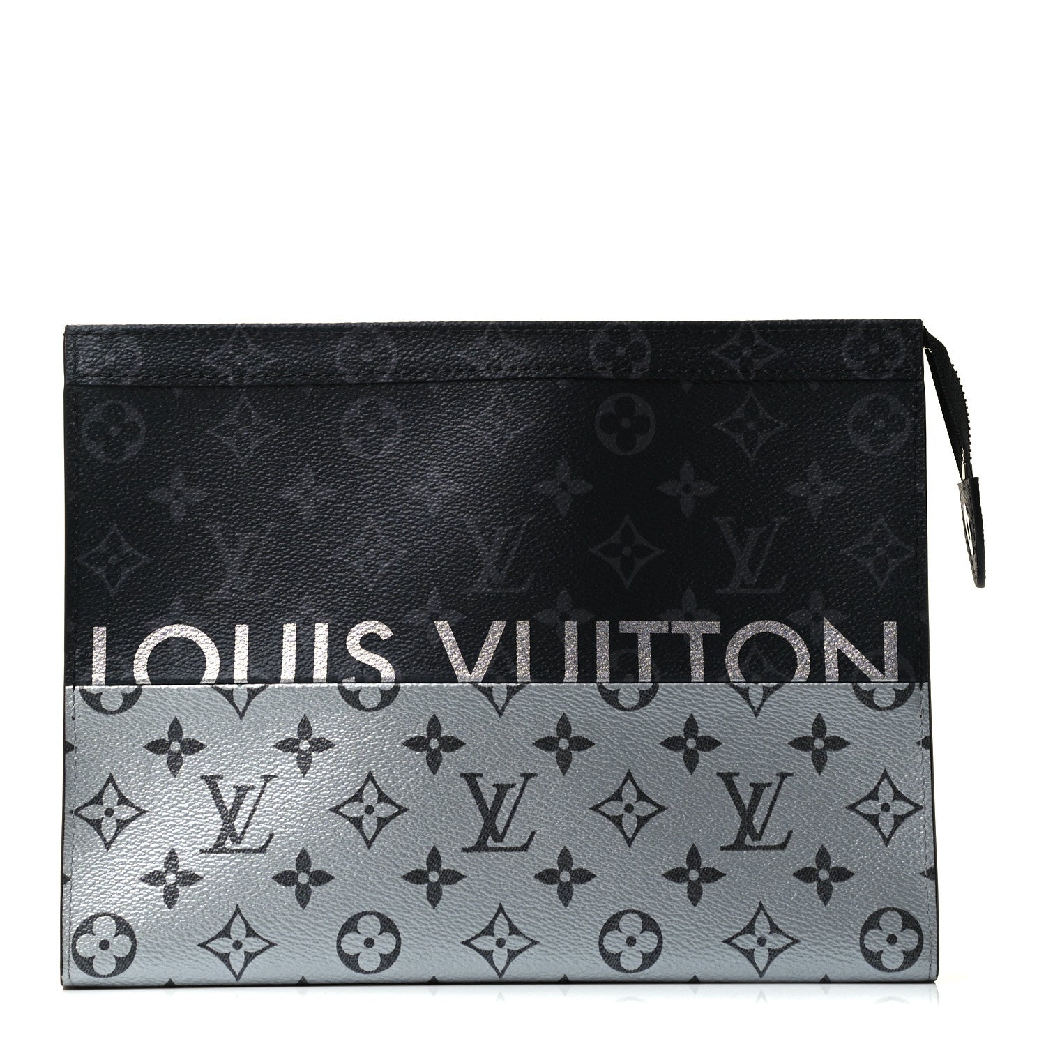 Louis Vuitton Monogram Eclipse Split Pochette Voyage MM 1 of 4