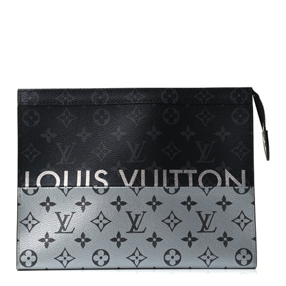 Louis Vuitton Monogram Eclipse Split Pochette Voyage MM 1 of 4