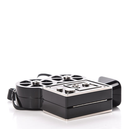 Chanel Plexiglass Crystal Buonasera Film Projector Minaudiere Clutch Black 5 of 13