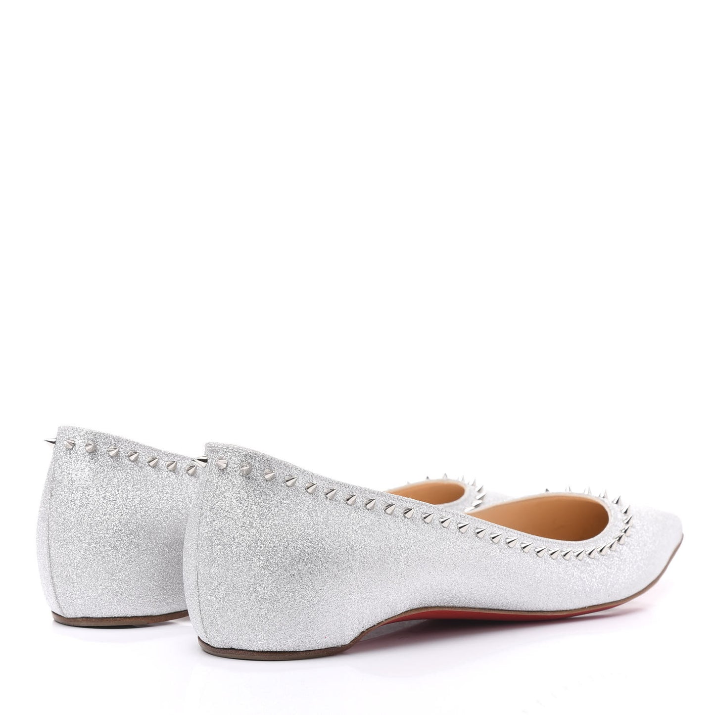 Mini Glitter Anjalina Flats 39.5 Silver