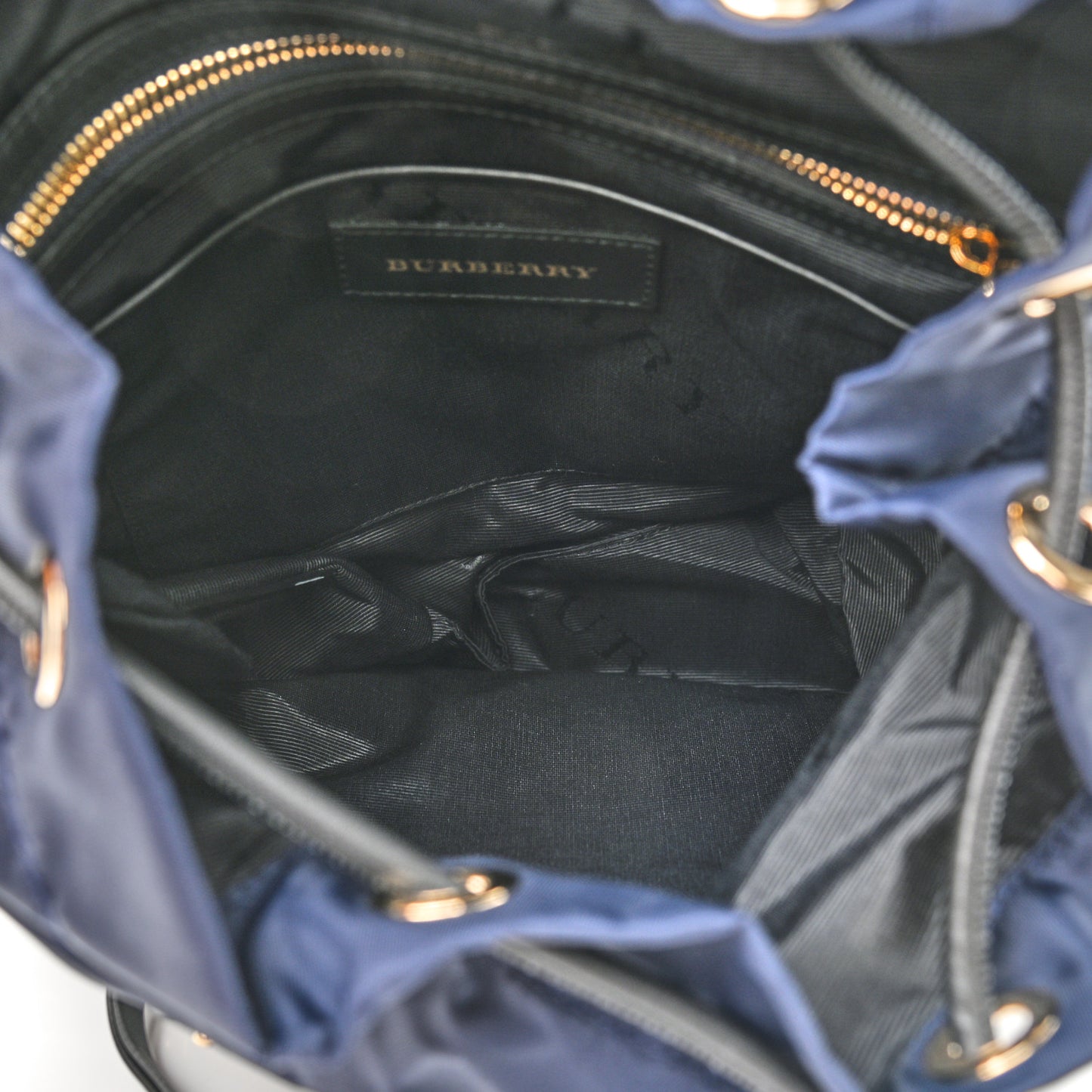 Nylon Medium Rucksack Backpack Ink Blue