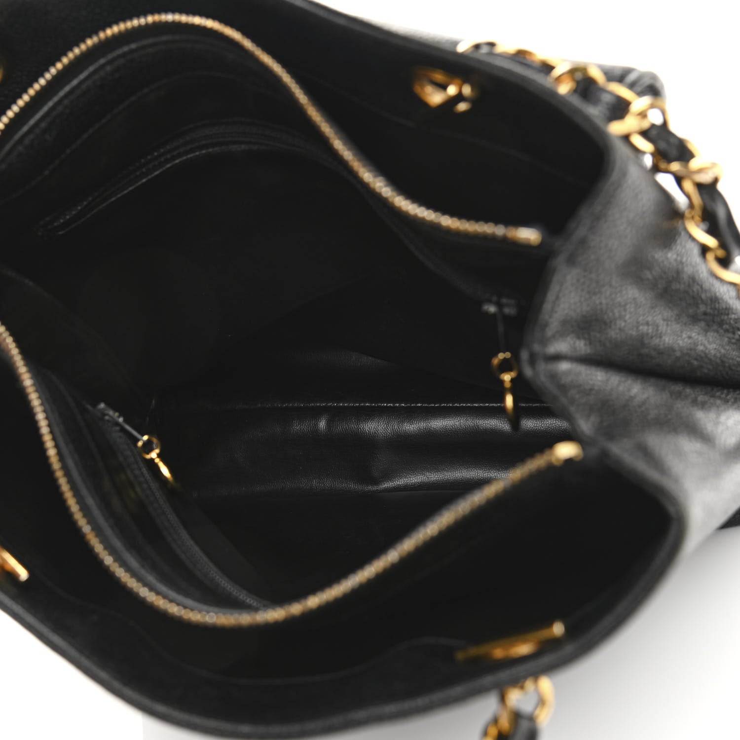 Chanel Caviar CC Shopper Tote Black 5 of 11