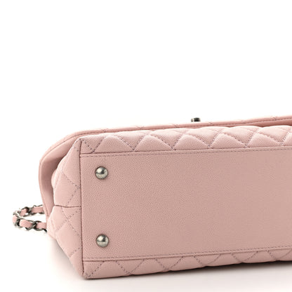 Chanel Caviar Quilted Small Coco Handle Flap Light Pink 8 of 9