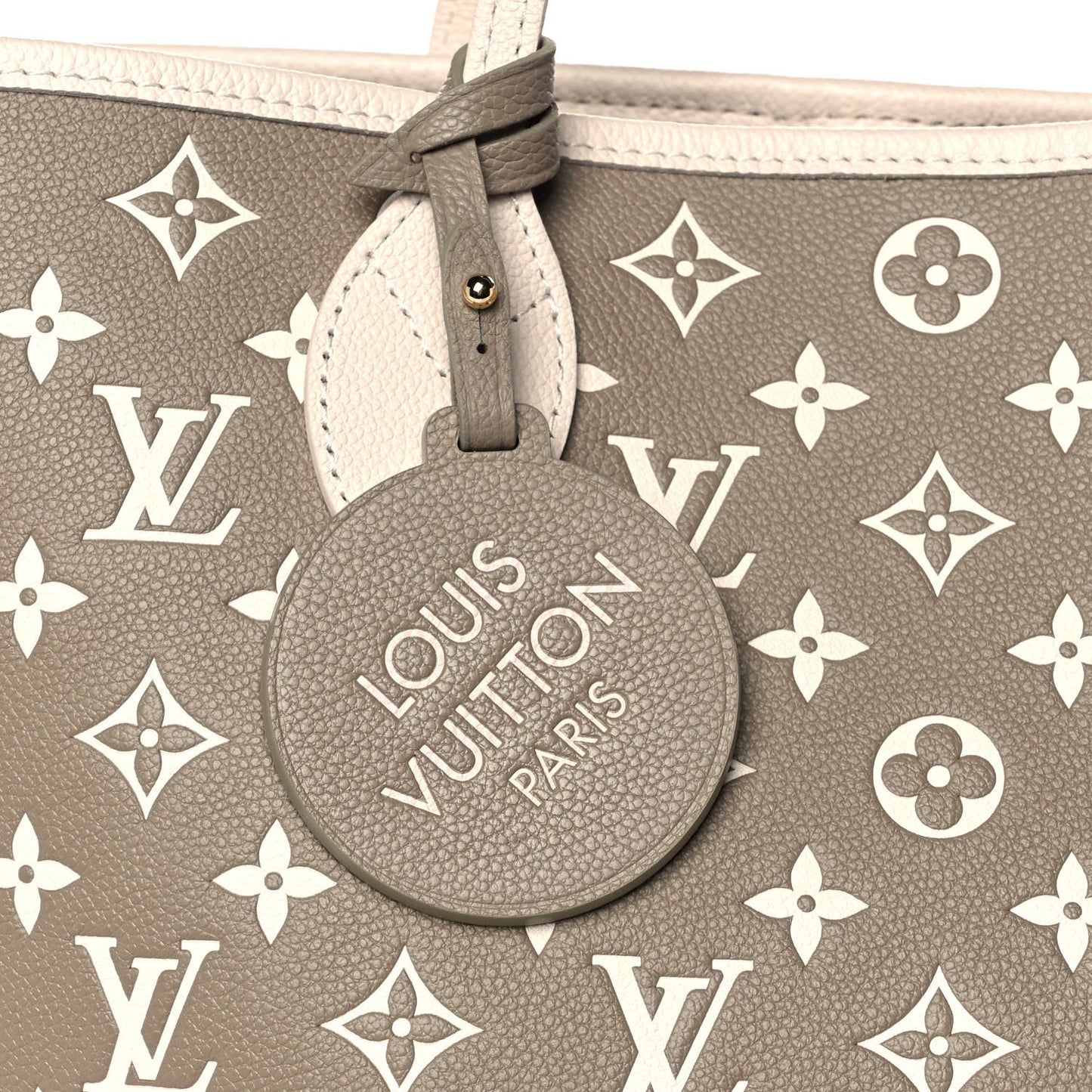 Empreinte Monogram Spring In The City Neverfull MM Kaki Beige Cream