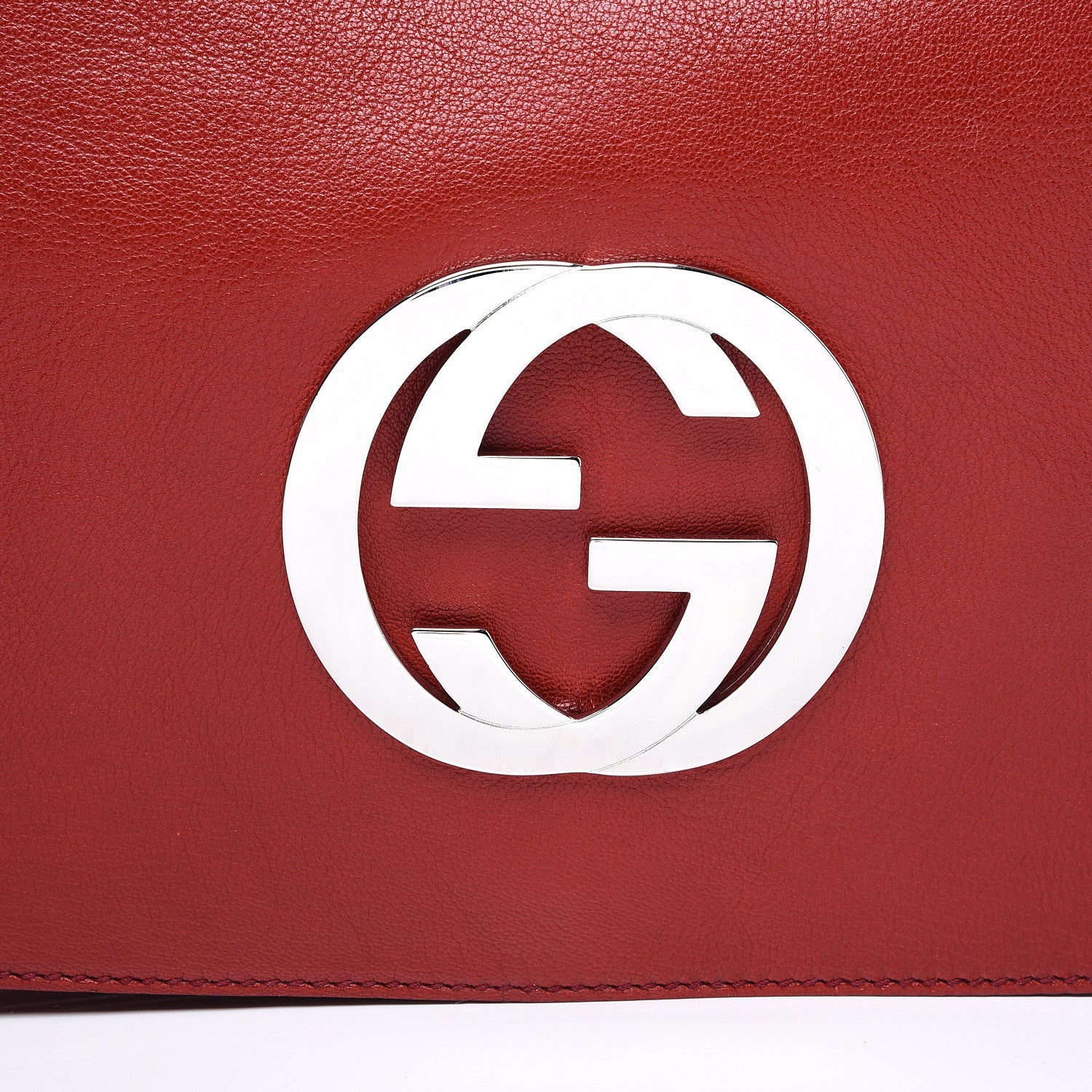 Gucci Calfskin Blondie Medium Flap Red 10 of 10