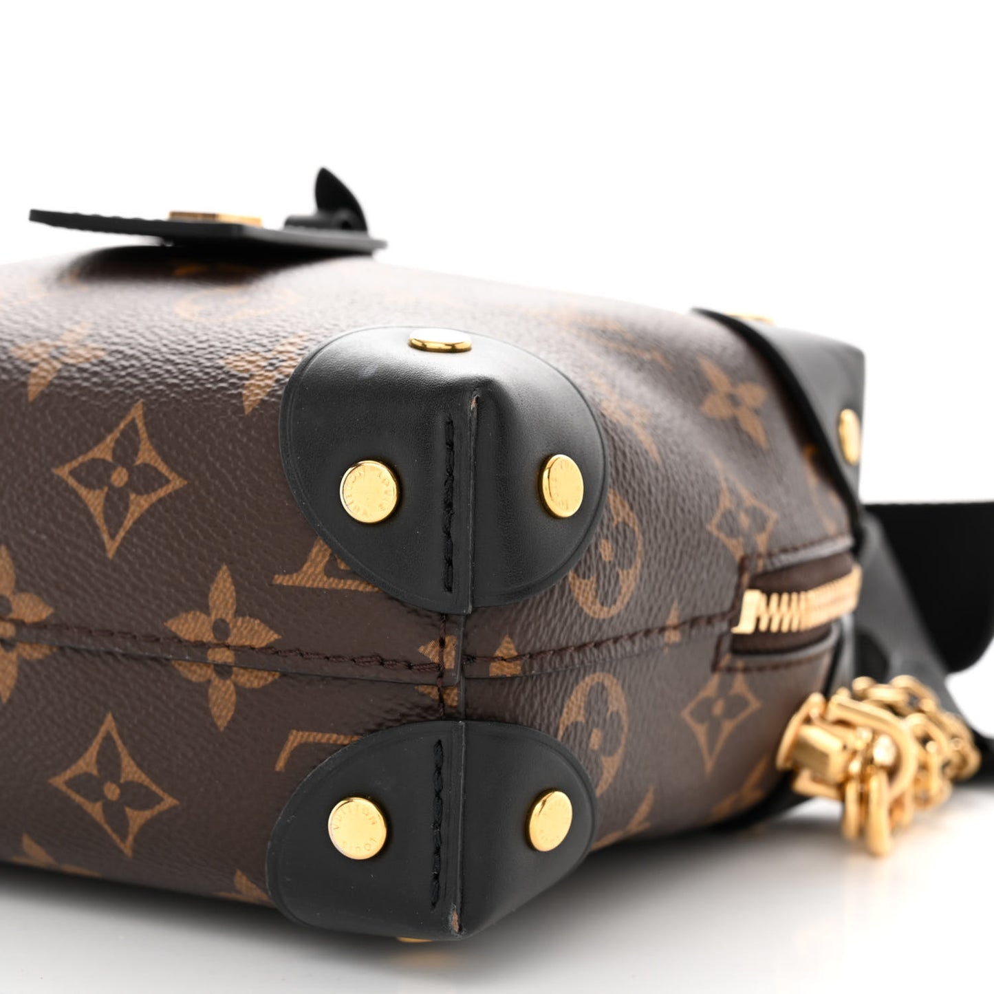 Monogram Petite Malle Souple Black