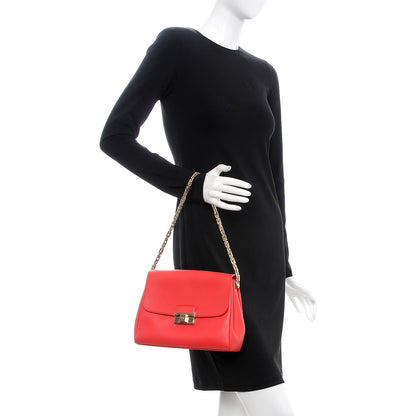 Christian Dior Calfskin Small Diorling Red 2 of 9