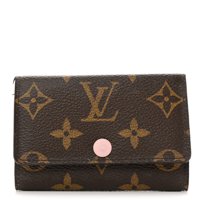 Louis Vuitton Monogram Multicles 6 Key Holder Rose Ballerine 1 of 8