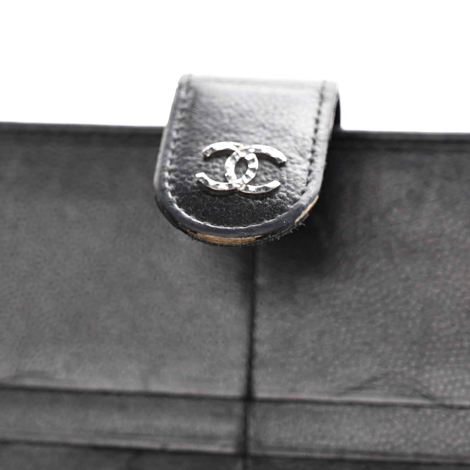 Chanel Caviar Sevruga French Long Wallet Black 10 of 15