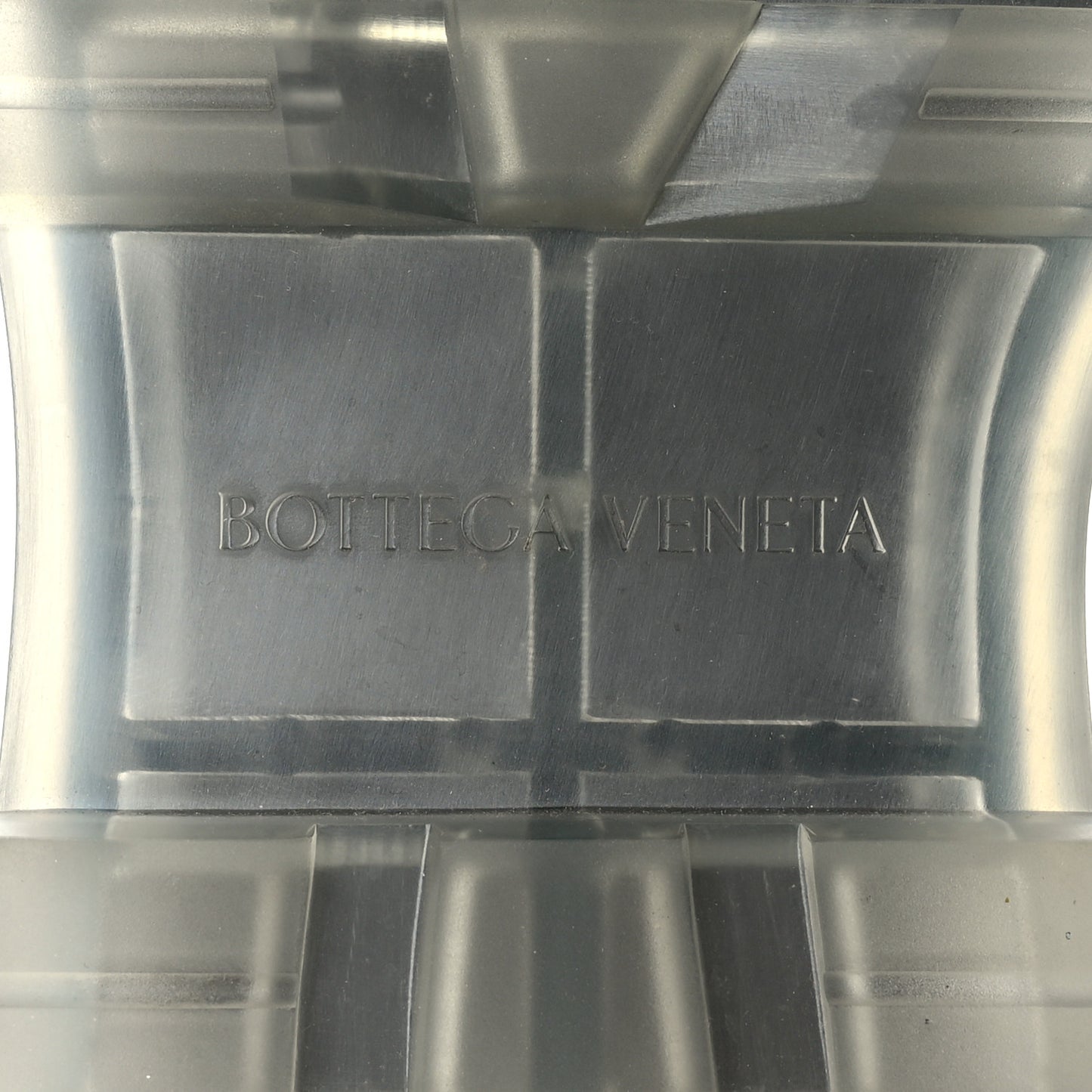 Calfskin The Tire Chelsea Boots 40 Black Transparent