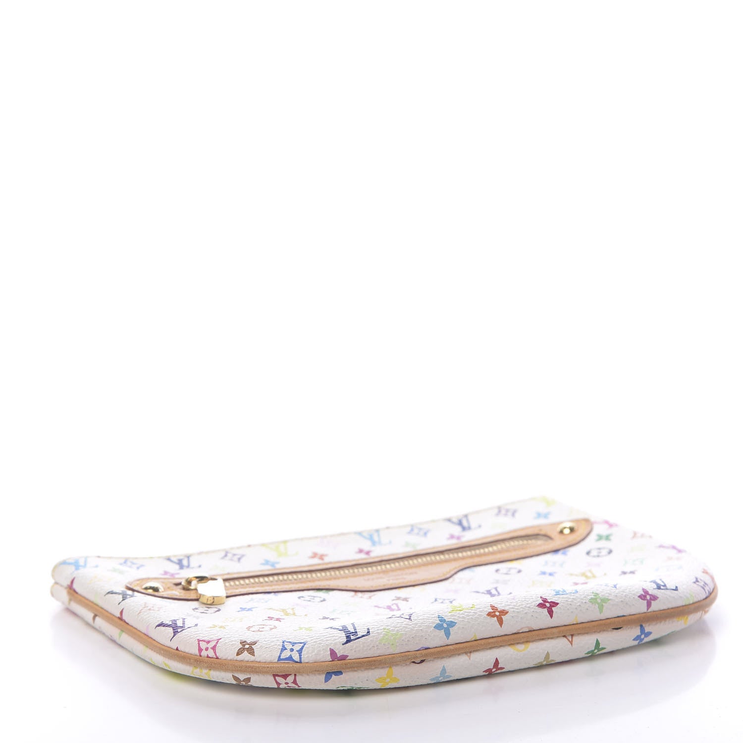 Louis Vuitton Monogram Multicolor Pochette Plate GM White 4 of 9