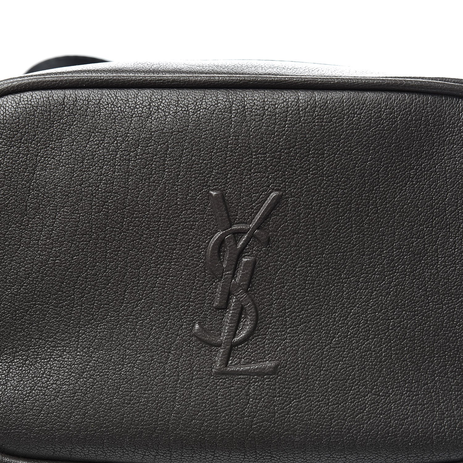 Saint Laurent Lambskin Monogram Lou Belt Bag Asphalt 8 of 10