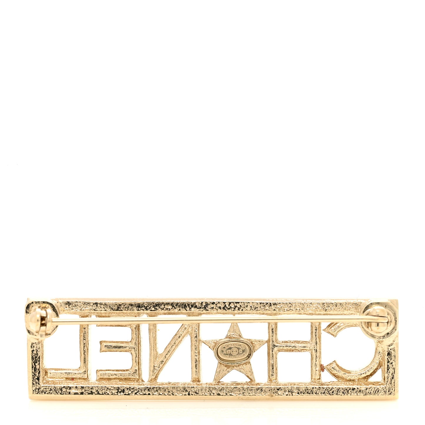 Star Logo Brooch Gold
