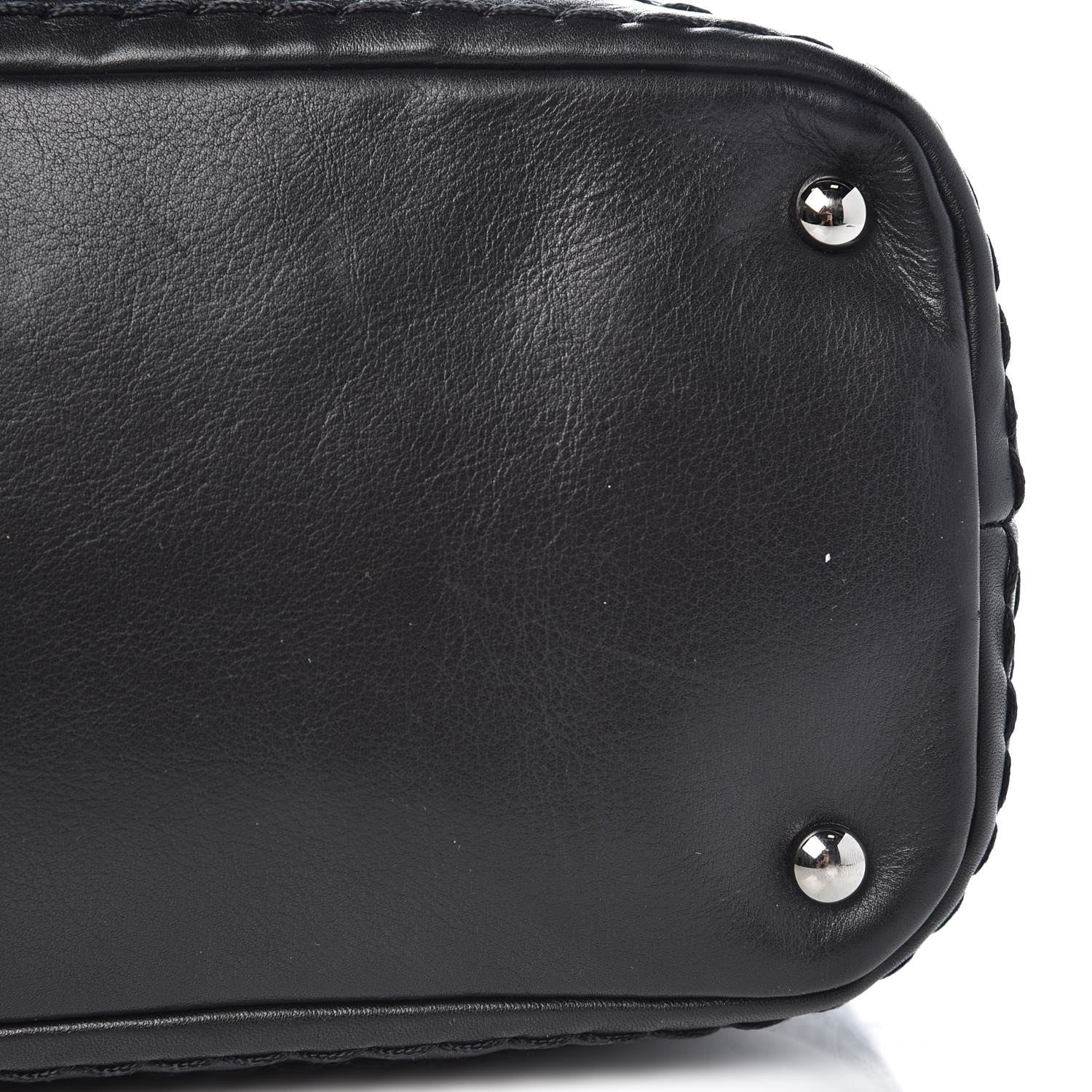 Chanel Calfskin Stitched Large Expandable Flap Bag Black 10 of 10