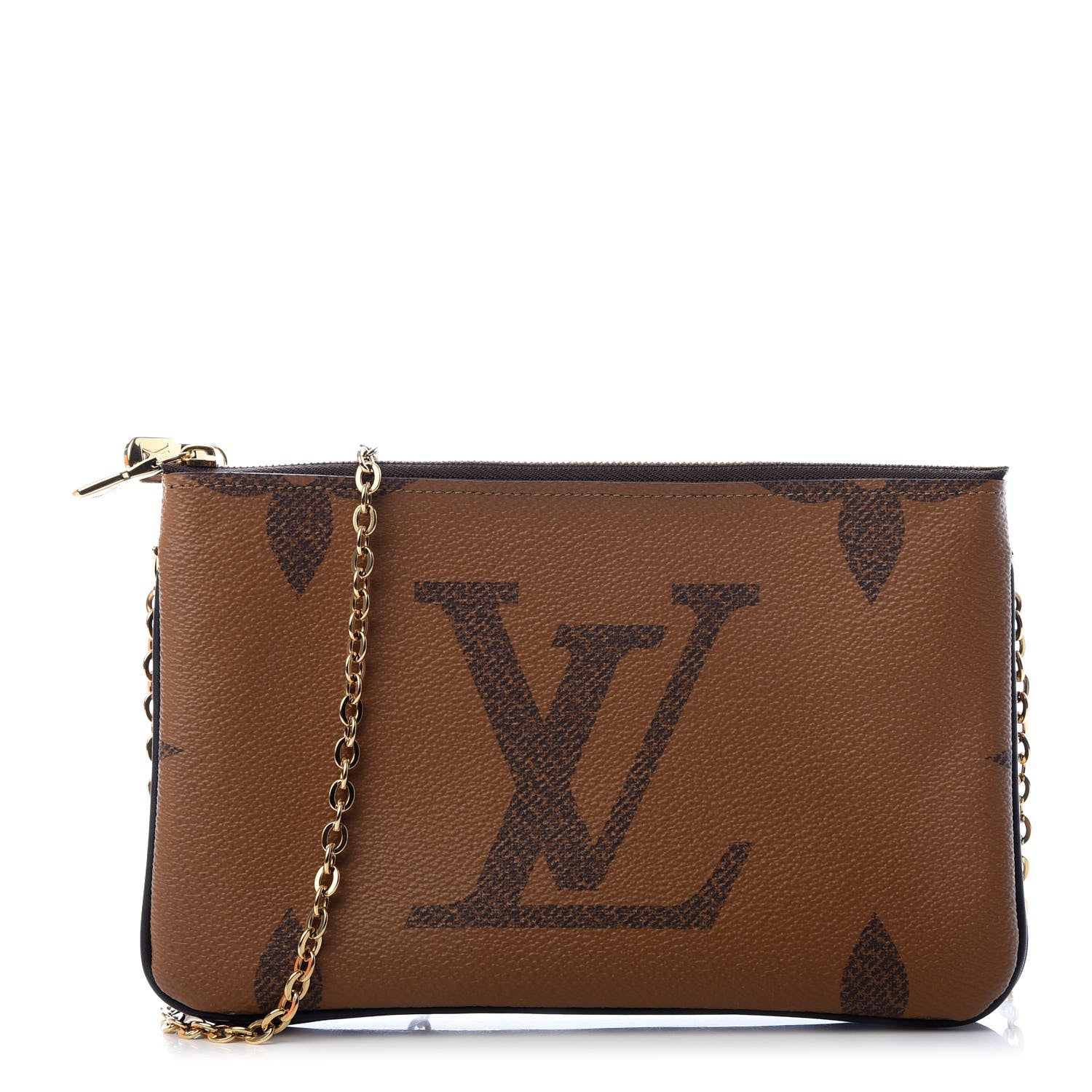 Louis Vuitton Reverse Monogram Giant Double Zip Pochette 1 of 7