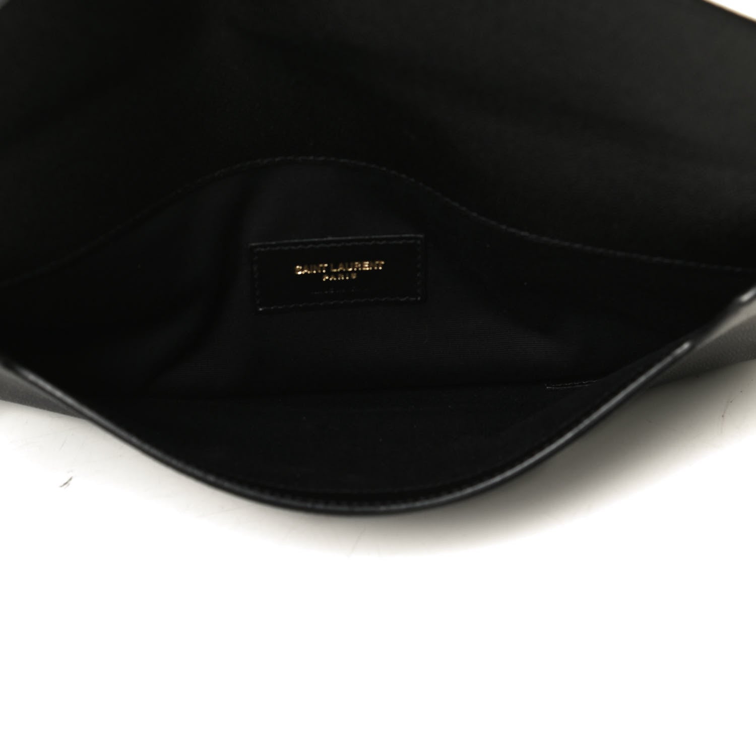 Saint Laurent Grain De Poudre Uptown Pouch Black 5 of 7