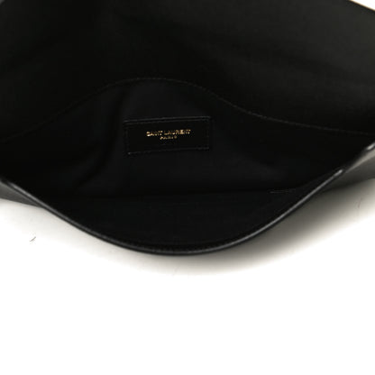 Saint Laurent Grain De Poudre Uptown Pouch Black 5 of 7