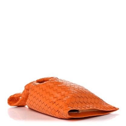 Bottega Veneta Nappa Intrecciato BV Twist Orange 4 of 9