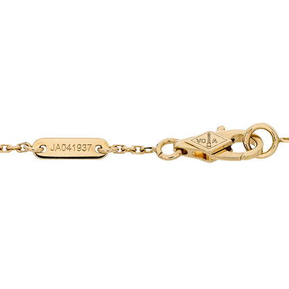 Van Cleef & Arpels 18K Yellow Gold Mother of Pearl Sweet Alhambra Bracelet 3 of 4