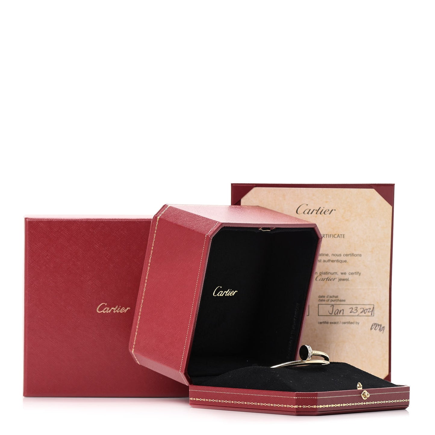 18K Yellow Gold Diamond Juste Un Clou Bracelet 16