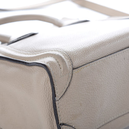 Celine Drummed Calfskin Nano Luggage Dune 15 of 16