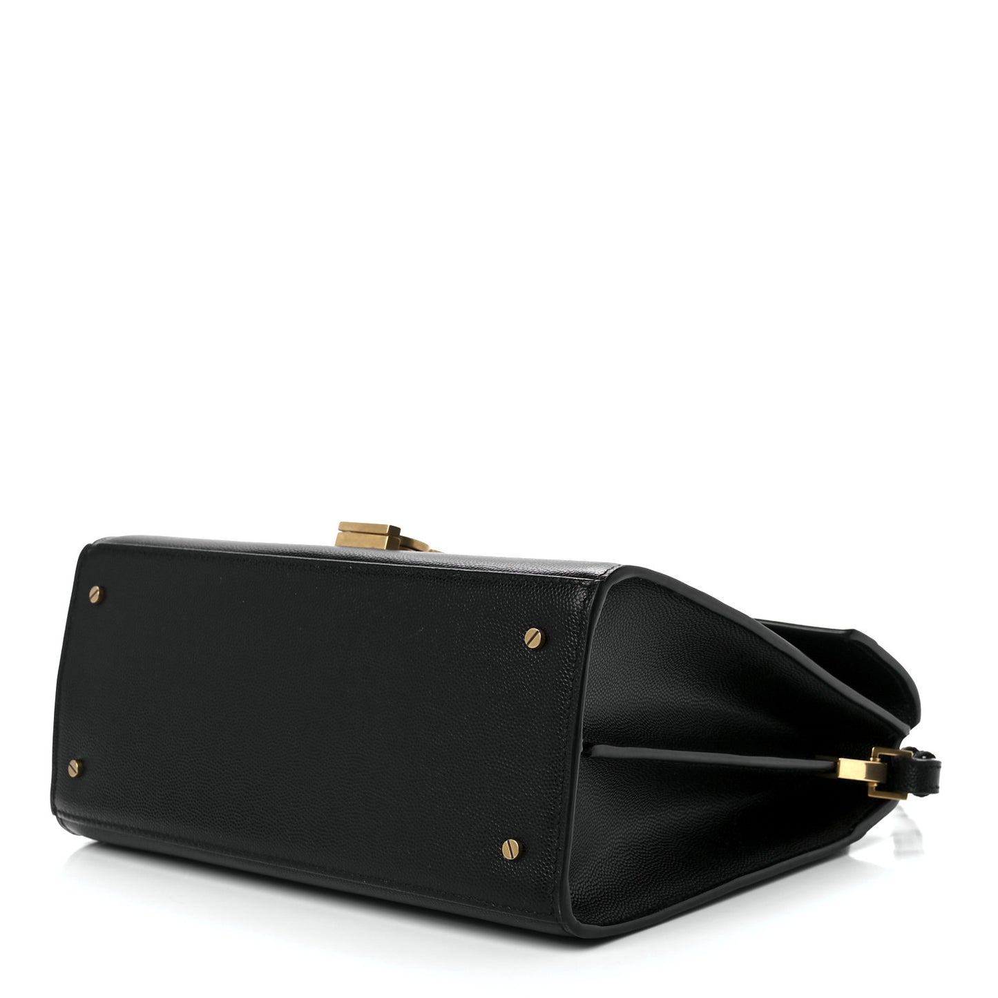 Grain de Poudre Medium Classic Monogram Cassandra Top Handle Black