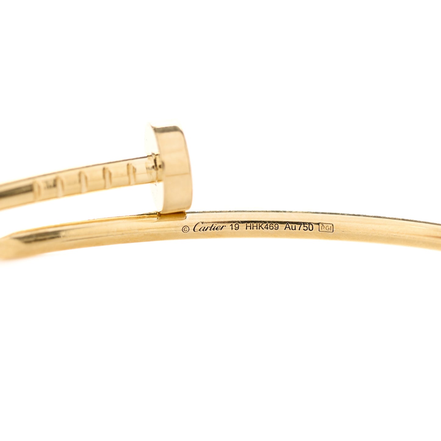 18K Yellow Gold Small Juste Un Clou Bracelet 19
