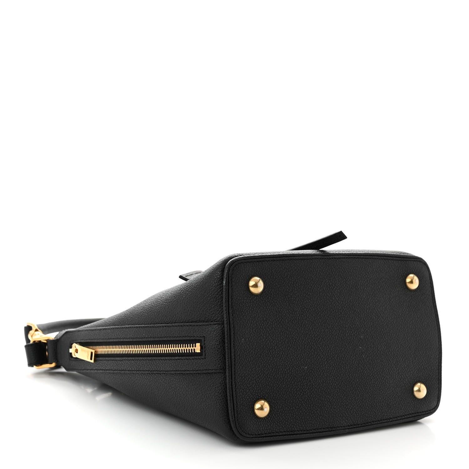 Saint Laurent Grained Calfskin Medium Emmanuelle Bucket Bag Black 4 of 13