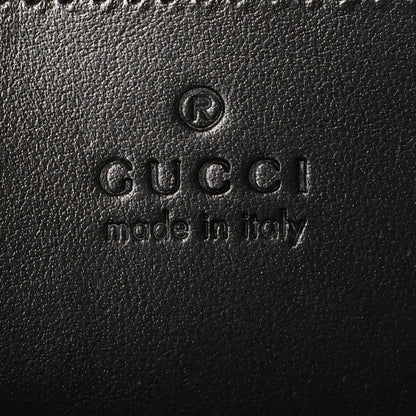 Gucci Calfskin Matelasse Monochrome Small GG Marmont Chain Shoulder Bag Black 6 of 9